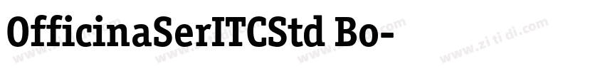 OfficinaSerITCStd Bo字体转换